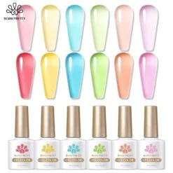 Pastel Jelly Nude Gel 10ml -Born Pretty Salon 56347 Z2