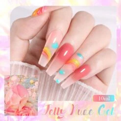 Pastel Jelly Nude Gel 10ml -Born Pretty Salon 56347 Z3