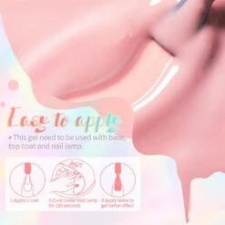 Pastel Jelly Nude Gel 10ml -Born Pretty Salon 56347 Z5