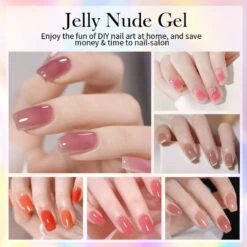 Jelly Nude Gel Polish 10ml (JN01-JN50) -Born Pretty Salon 56347C 4 1