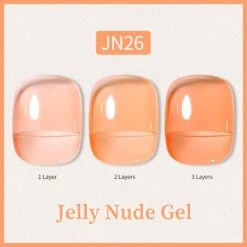 Pastel Jelly Nude Gel 10ml -Born Pretty Salon 56347 57851 SXA 26