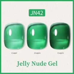 Green Blue Jelly Nude Gel 10ml -Born Pretty Salon 56347 57851 SXA 42