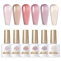 Nude Colors Jelly Gel Polish 10ml -Born Pretty Salon 56347 LS ZHU 2