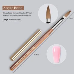 Acrylic UV Nail Brush -Born Pretty Salon 56379 SX 1