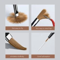 Acrylic UV Nail Brush -Born Pretty Salon 56379 ZHU 10