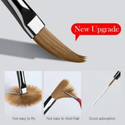 Acrylic UV Nail Brush -Born Pretty Salon 56379 ZHU 8