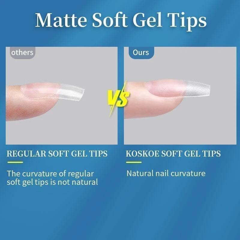 120pcs Medium Coffin Matte Soft Gel Tips False Nails 08 2 120pcs Medium Coffin Matte Soft Gel Tips False Nails 08 - Image 2