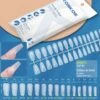 120pcs Coffin Matte Soft Gel Tips False Nails 09