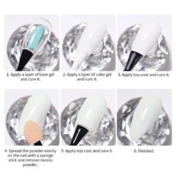 Pearly Mirror Effect Nail Powder #02 -Born Pretty Salon 56594 zitu howtouse 2 200b29bd fc97 4828 bf74 fd32e41056d0