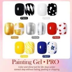 Red PRO Painting Nail Gel 5ml PN05 -Born Pretty Salon 57264 AZHUTU 2 2