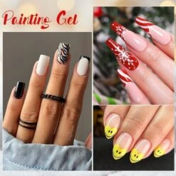 Red PRO Painting Nail Gel 5ml PN05 -Born Pretty Salon 57264 AZHUTU 4 2