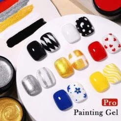 Blue PRO Painting Nail Gel 5ml PN07 -Born Pretty Salon 57264 AZHUTU 5 4