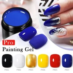 Blue PRO Painting Nail Gel 5ml PN07 -Born Pretty Salon 57264 DZHUTU 1
