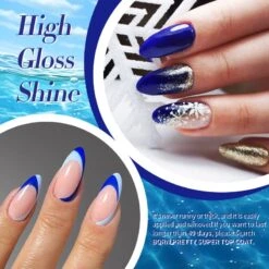 Blue PRO Painting Nail Gel 5ml PN07 -Born Pretty Salon 57264 DZHUTU 2