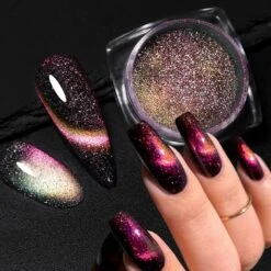 No Brand Silver Moon Cat Magnetic Nail Powder -Born Pretty Salon 57325 ZHU 2