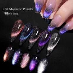 No Brand Silver Moon Cat Magnetic Nail Powder -Born Pretty Salon 57325 ZI 5
