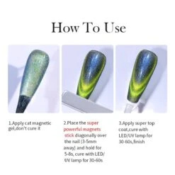6 Colors Reflective Glass Cat Magnetic Gel Set 10ml With Stick -Born Pretty Salon 57332 Azi 8 18b5bbc4 73f9 4813 9f67 8cc5a2cdd27d