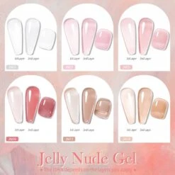 250g Jelly Nude Gel Polish -Born Pretty Salon 57432 ZI 2