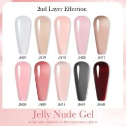 250g Jelly Nude Gel Polish -Born Pretty Salon 57432 ZI 5