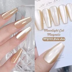 Moonlight Cat Magnetic Gel Polish MY102 Pure Love 10ml -Born Pretty Salon 57450 ZI B 1 2