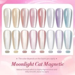 Moonlight Cat Magnetic Gel Polish MY104 Pure Love 10ml -Born Pretty Salon 57450 ZI C 2 2