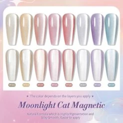 Moonlight Cat Magnetic Gel Polish MY108 Pure Love 10ml -Born Pretty Salon 57450 ZI D 1