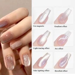 6 Colors Autumn Water Light Cat Magnetic Gel Polish Set 10ml -Born Pretty Salon 57934 ZI 3 c38d3dd3 6b49 423e 976e b0429182ac94