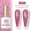 Rose Gold Reflective Moonlight Cat Magnetic Gel Polish RM01 10ml