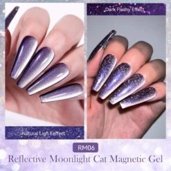 Reflective Moonlight Cat Magnetic Gel RM06 10ml -Born Pretty Salon 57983 6 ZI 3 1