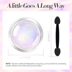 Multiple Styles Auroras Powder Chrome Nail Glitter Powder -Born Pretty Salon 58077 ZI 5