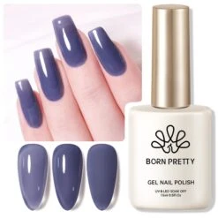 Blue Hema-Free Milky Jelly Gel Polish #11 15ml