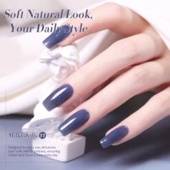 Blue Hema-Free Milky Jelly Gel Polish #11 15ml -Born Pretty Salon 58223 11 ZI 1 4df68d39 f2f8 424b b590 850a323b2815