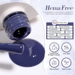 Blue Hema-Free Milky Jelly Gel Polish #11 15ml -Born Pretty Salon 58223 11 ZI 5 d4ae5ca2 1a74 4f9d 96d1 8ecb4eb07c2a