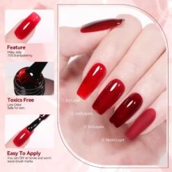Hema-Free Red Jelly Gel #13 15ml -Born Pretty Salon 58223 13 ZI 4 b687cd78 98a0 4089 9aa8 96c40a17e347