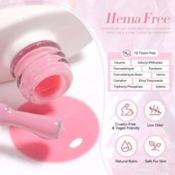 Pink Hema-Free Milky Jelly Gel Polish #04 15ml -Born Pretty Salon 58223 4 ZI 5 01a90385 c604 4e9d bf85 28fb38db74ef
