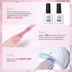 Pink Hema-Free Milky Jelly Gel Polish #04 15ml -Born Pretty Salon 58223 4 ZI 7 0bb630de b088 4100 b9fa 9885d647514e