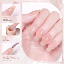 Nude Hema-Free Red Jelly Gel #05 15ml -Born Pretty Salon 58223 5 ZI 4