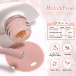 Nude Hema-Free Red Jelly Gel #05 15ml -Born Pretty Salon 58223 5 ZI 5