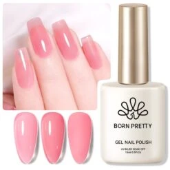 Pink Hema-Free Milky Jelly Gel Polish #06 15ml