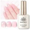 Pink Hema-Free Glitter Jelly Gel Polish #04 15ml