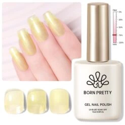 Yellow Hema-Free Glitter Jelly Gel #08 15ml