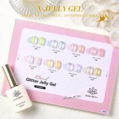 Yellow Hema-Free Glitter Jelly Gel #08 15ml -Born Pretty Salon 58226 8 ZI 6 08b71104 0774 4fd3 94be 729dcbdba4b9