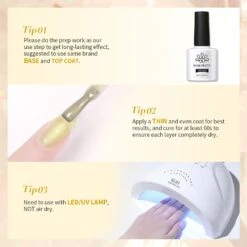 Yellow Hema-Free Glitter Jelly Gel #08 15ml -Born Pretty Salon 58226 8 ZI 7 1709f099 c4ea 4484 8d1c 468ade650742