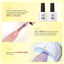 6 Colors Hey Candy Semi Jelly Gel Polish Set 7ml -Born Pretty Salon 58248 ZI 9