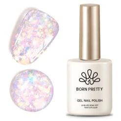AB Color Glitter Sequins Gel Polish 15ml -Born Pretty Salon 58271 ZHU 0607 1