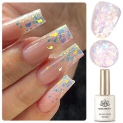 AB Color Glitter Sequins Gel Polish 15ml -Born Pretty Salon 58271 ZHU 0607 2