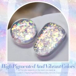 AB Color Glitter Sequins Gel Polish 15ml -Born Pretty Salon 58271 ZI 1