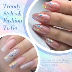 AB Color Glitter Sequins Gel Polish 15ml -Born Pretty Salon 58271 ZI 3