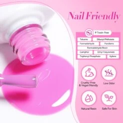 6 Colors Pink Muse Milky Jelly Gel Polish Set 7ml -Born Pretty Salon 58278f