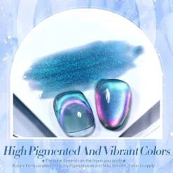 Blue Glass Cat Magnetic Gel 15ml -Born Pretty Salon 58315 ZI 1